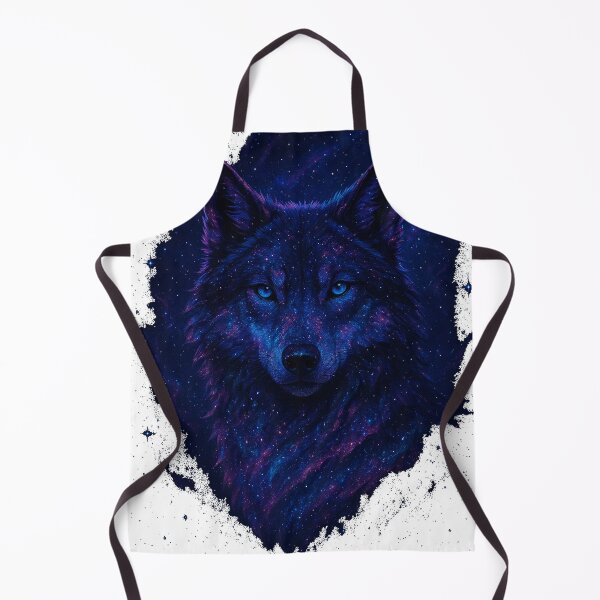 Item preview, Mystical Wolf and Universe – Celestial Line Art designed and sold by Samke..