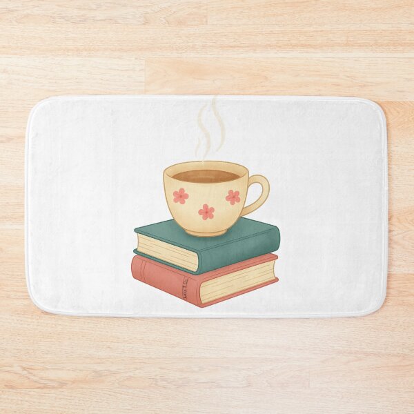 Item preview, Cozy Tea Cup with Books and Flowers Illustration – Relaxing Reading Art designed and sold by Lazy T Co..