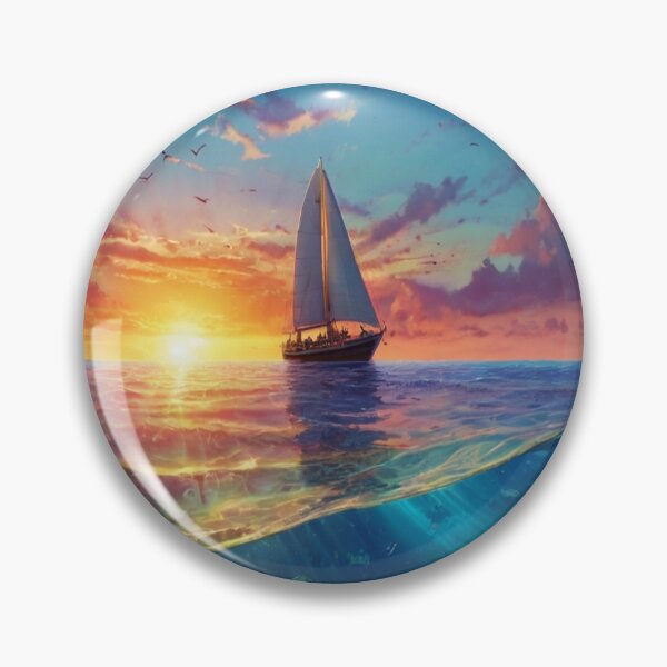 Item preview, Barco en Atardecer designed and sold by ART-WORLD-VIMO.