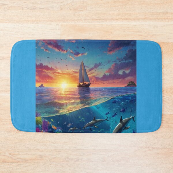 Item preview, Barco en Atardecer designed and sold by ART-WORLD-VIMO.