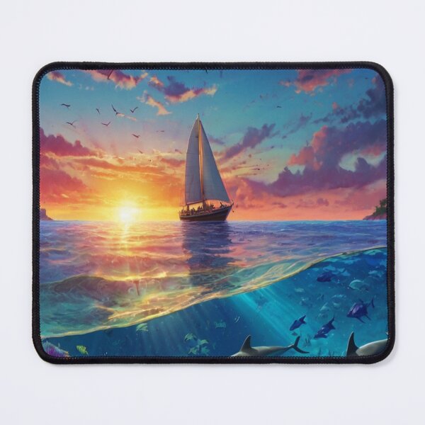 Item preview, Barco en Atardecer designed and sold by ART-WORLD-VIMO.