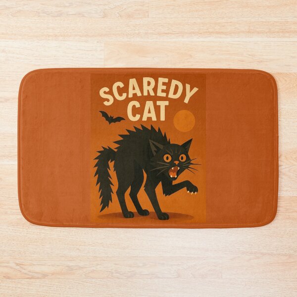 Item preview, Scaredy Cat – Halloween Fright in Feline Form designed and sold by GeoWild Designs.