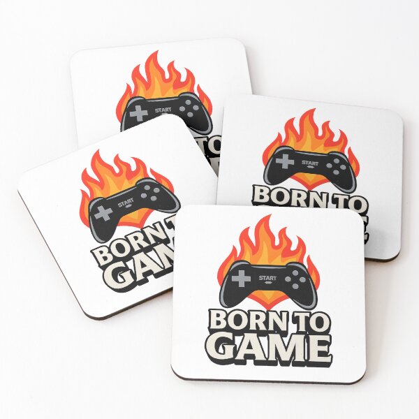 Item preview, Born to Game – Flaming Controller Design for Gamers & Streamers designed and sold by darkan1.