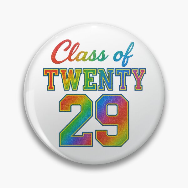 Item preview, Class of 2029 Rainbow Glitter Graduation Design designed and sold by PixelExpressStudio.