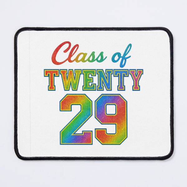Item preview, Class of 2029 Rainbow Glitter Graduation Design designed and sold by PixelExpressStudio.