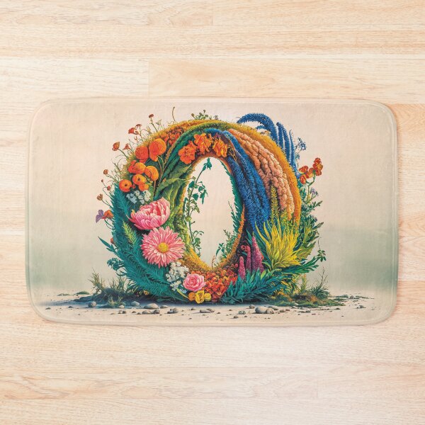 Item preview, Flower Fantasy Alphabet Letter O designed and sold by Royal Wall Whispers.