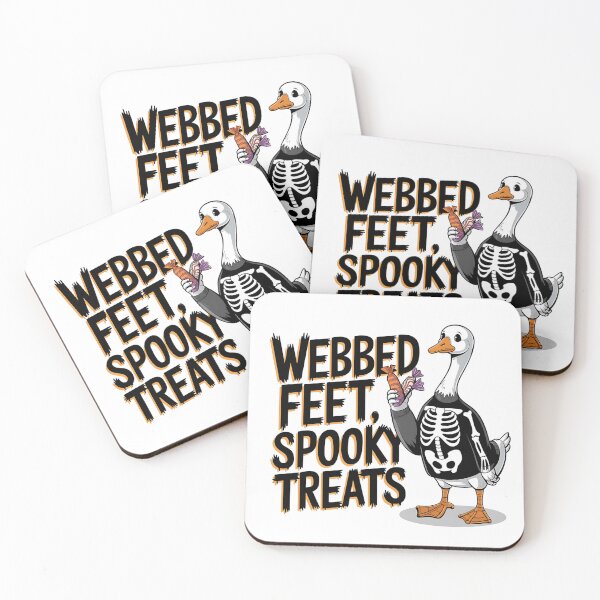 Item preview, Webbed Feet, Spooky Treats | Funny Halloween Goose designed and sold by CuteDesignables.