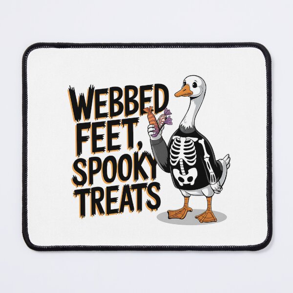 Item preview, Webbed Feet, Spooky Treats | Funny Halloween Goose designed and sold by CuteDesignables.
