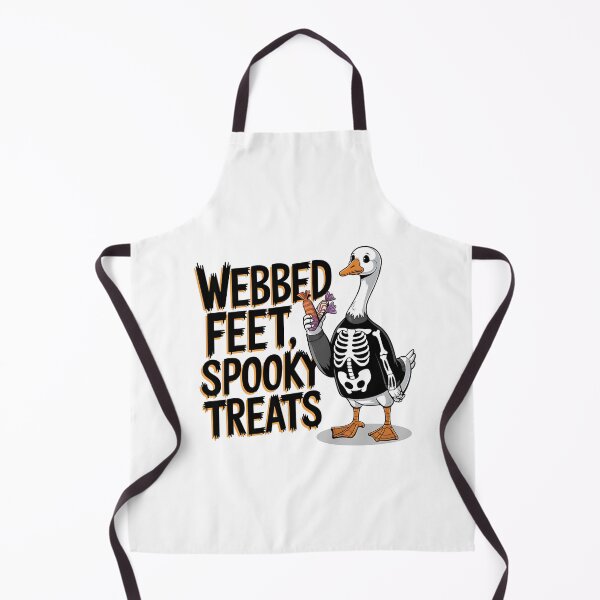 Item preview, Webbed Feet, Spooky Treats | Funny Halloween Goose designed and sold by CuteDesignables.