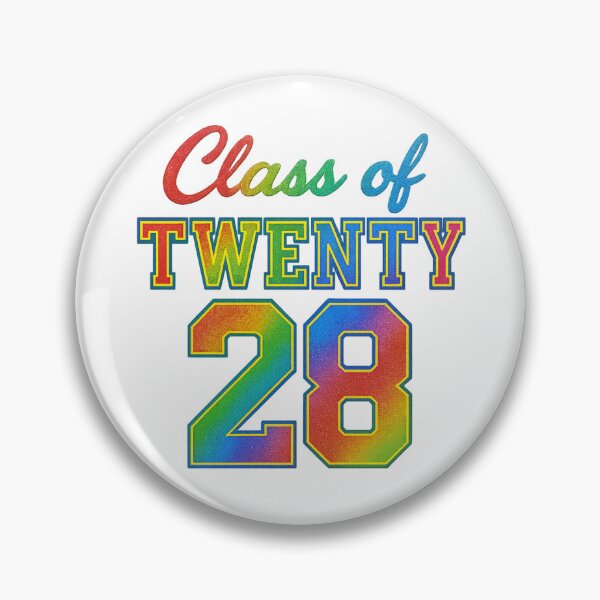 Item preview, Class of 2028 Rainbow Glitter Graduation Design designed and sold by PixelExpressStudio.