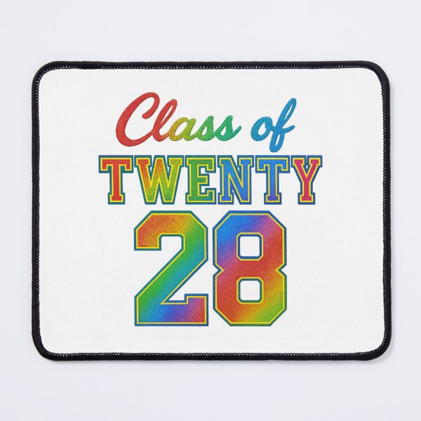 Item preview, Class of 2028 Rainbow Glitter Graduation Design designed and sold by PixelExpressStudio.