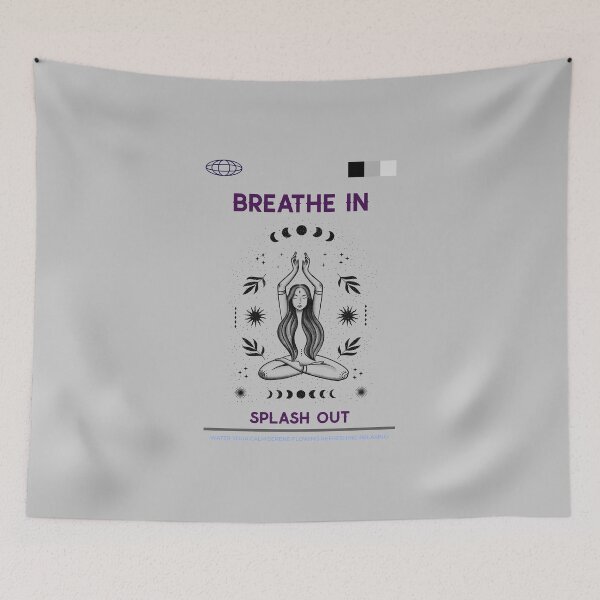 Item preview, Breathe In, Splash Out - Water Yoga designed and sold by TaurusC95.