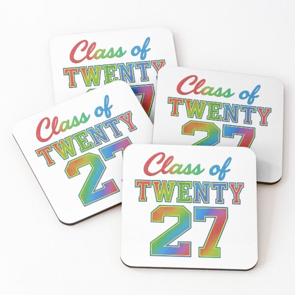 Item preview, Class of 2027 Rainbow Glitter Graduation Design designed and sold by PixelExpressStudio.
