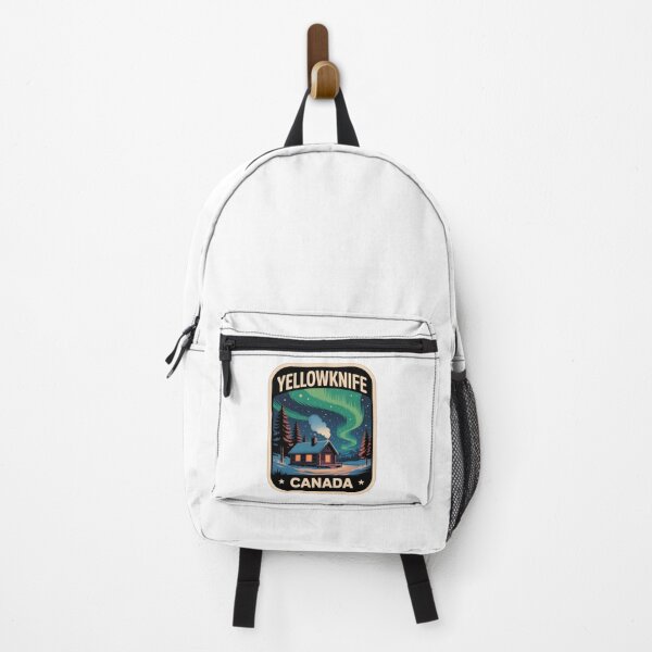 Item preview, Yellowknife Canada Northern Lights Vintage Design designed and sold by Paper Drip.