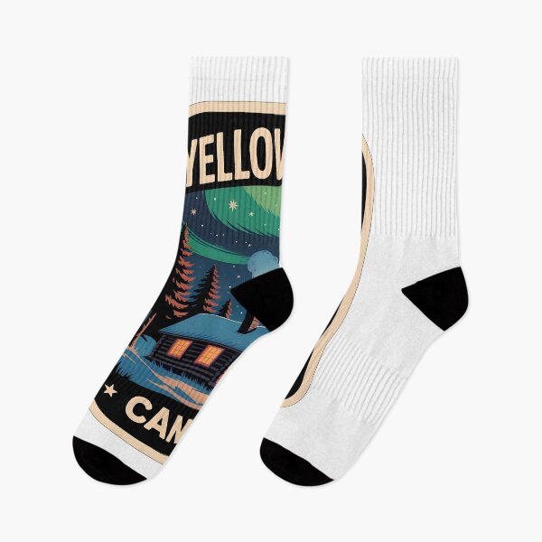 Item preview, Yellowknife Canada Northern Lights Vintage Design designed and sold by Paper Drip.