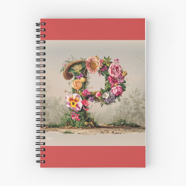Item preview, Flower Fantasy Alphabet Letter P designed and sold by Royal Wall Whispers.