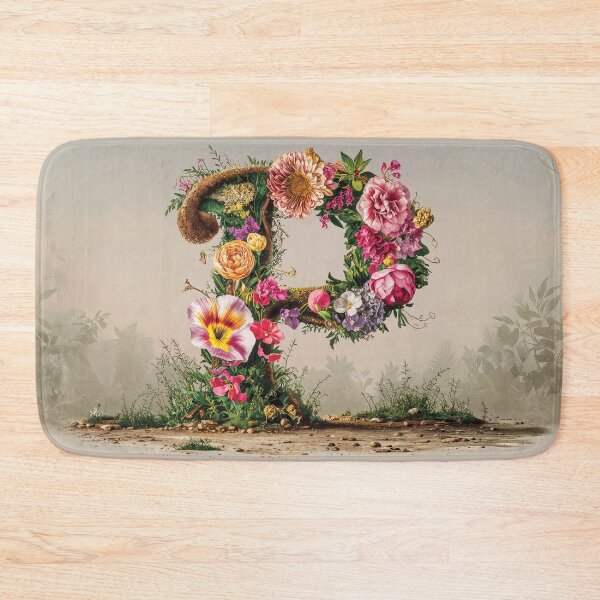 Item preview, Flower Fantasy Alphabet Letter P designed and sold by Royal Wall Whispers.