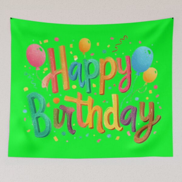 Item preview, Happy Birthday designed and sold by AlexLineArt.