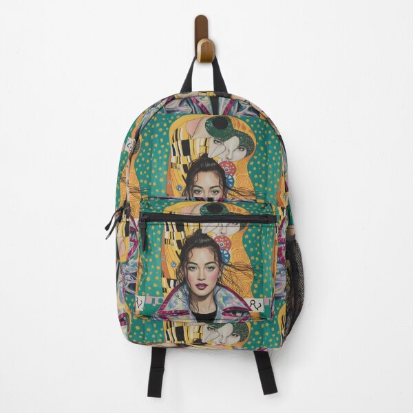 Item preview,  Captivating Art Fusion: Modern Muse Meets Klimt designed and sold by CanvasCarousel.