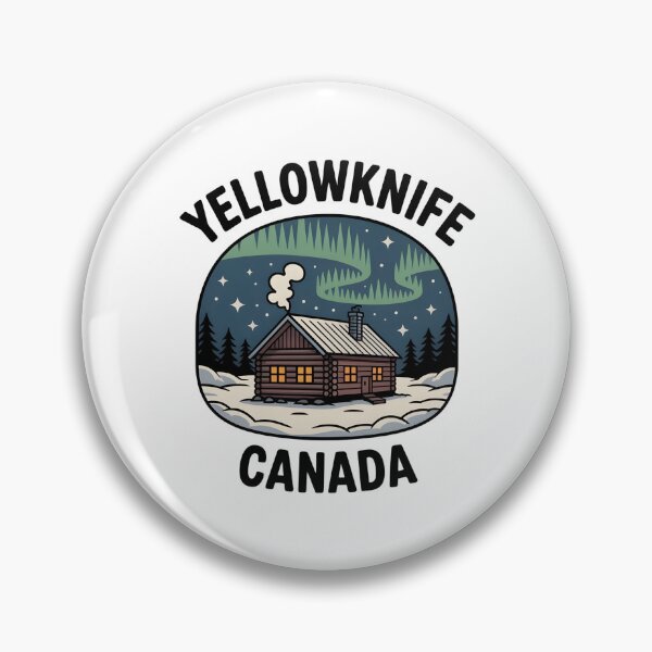 Artikelvorschau, Yellowknife Kanada Nordlichter Vintage Design entworfen und verkauft von Paper Drip.