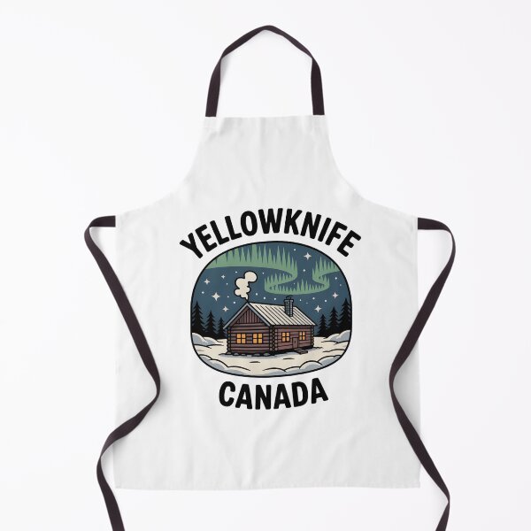 Item preview, Yellowknife Canada Northern Lights Vintage Design designed and sold by Paper Drip.