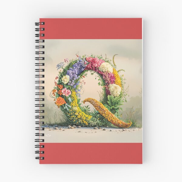 Item preview, Flower Fantasy Alphabet Letter Q designed and sold by Royal Wall Whispers.