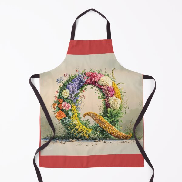 Item preview, Flower Fantasy Alphabet Letter Q designed and sold by Royal Wall Whispers.