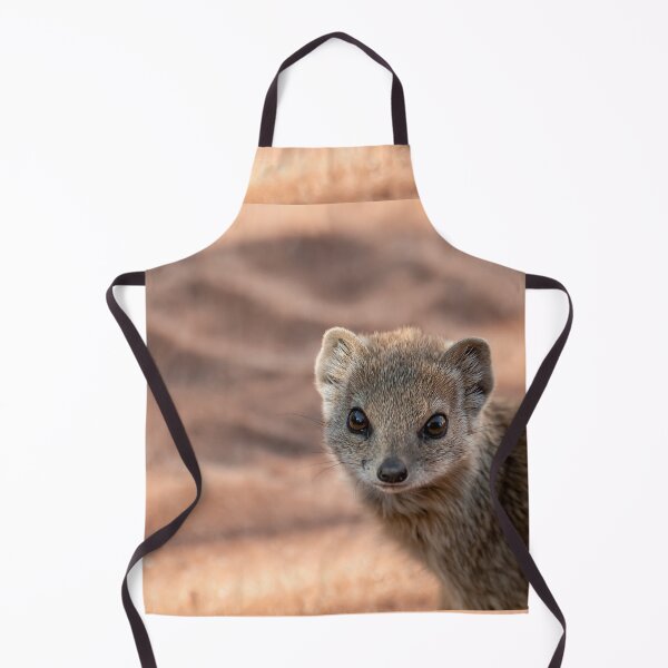 Item preview, Curious Gaze – Close-Up of a Mongoose in the Sand designed and sold by DavideAntoniani.
