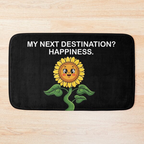 Item preview, MY NEXT DESTINATION? HAPPINESS - happy quote  designed and sold by Meme Art.