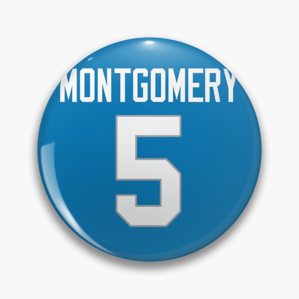 Item preview, David Montgomery #5 (Lions) designed and sold by Turnstile Sports.