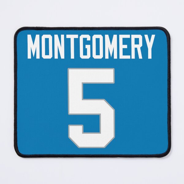 Item preview, David Montgomery #5 (Lions) designed and sold by Turnstile Sports.