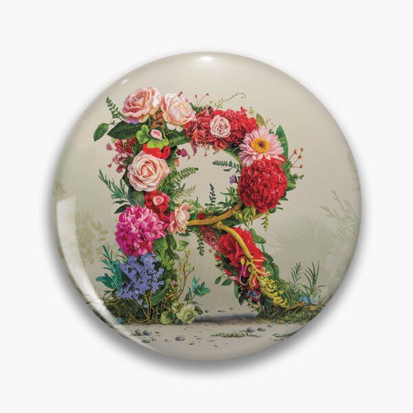 Item preview, Flower Fantasy Alphabet Letter R designed and sold by Royal Wall Whispers.