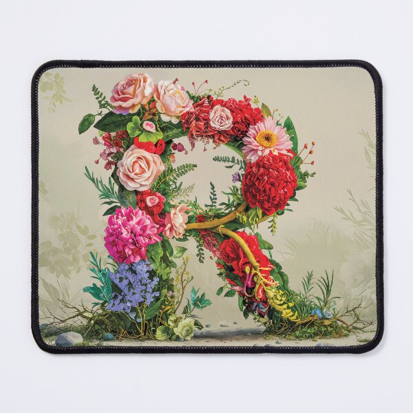 Item preview, Flower Fantasy Alphabet Letter R designed and sold by Royal Wall Whispers.