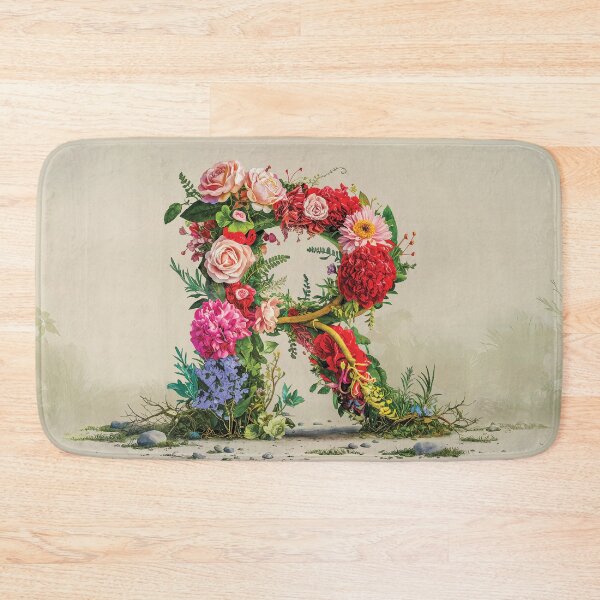 Item preview, Flower Fantasy Alphabet Letter R designed and sold by Royal Wall Whispers.