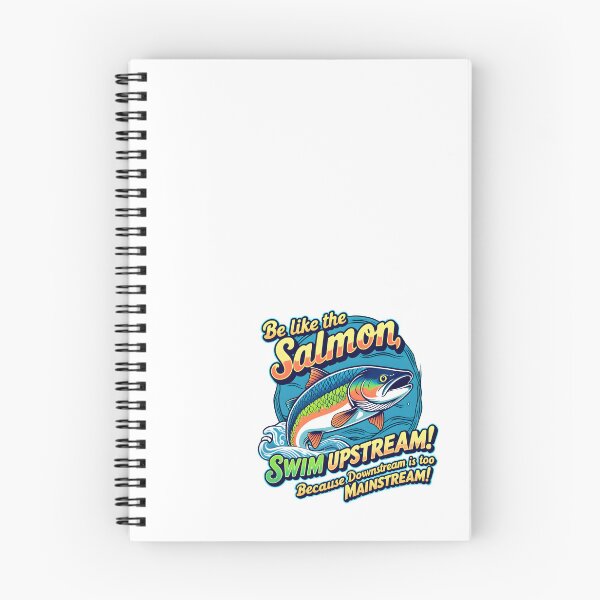 Item preview, Swim Upstream! designed and sold by StrayCat-Lana.