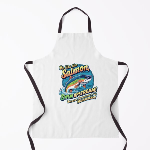 Item preview, Swim Upstream! designed and sold by StrayCat-Lana.