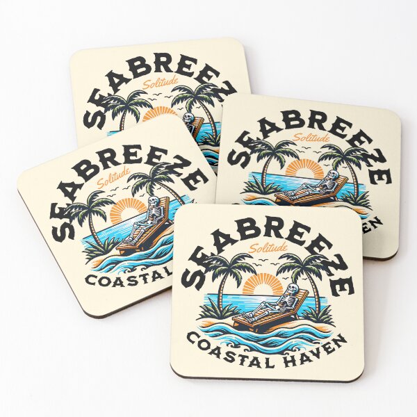 Item preview, seabreeze coastal haven designed and sold by Surreal Ilustra.