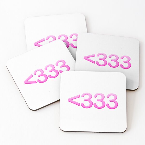 Item preview, <333 Extra Love Pink Heart Keyboard Emote  designed and sold by Memes N Lore .