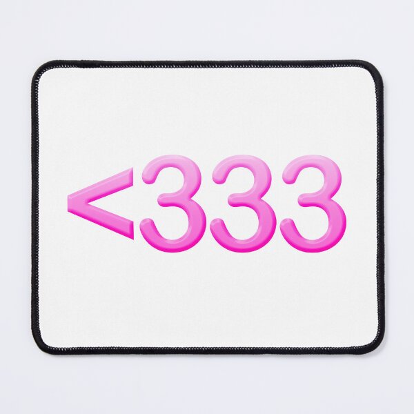 Item preview, <333 Extra Love Pink Heart Keyboard Emote  designed and sold by Memes N Lore .