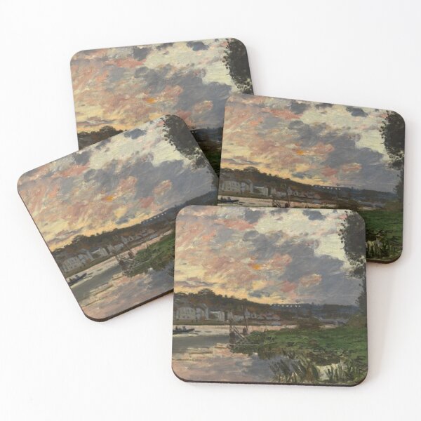Item preview, The Seine at Bougival in the Evening designed and sold by tomorrowsart.
