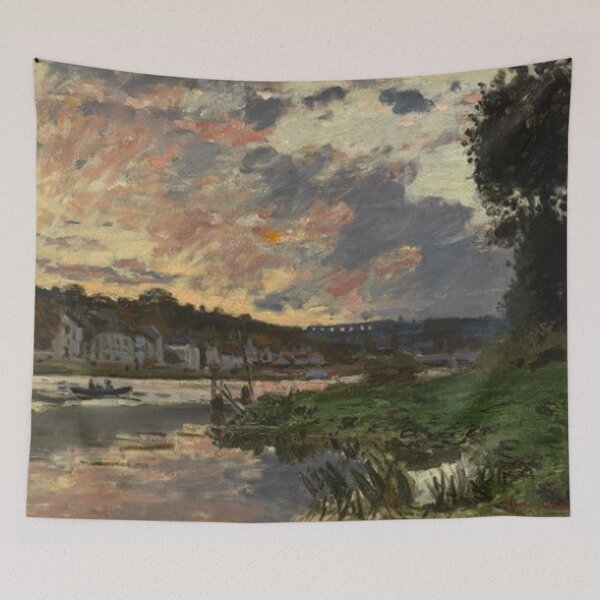 Item preview, The Seine at Bougival in the Evening designed and sold by tomorrowsart.