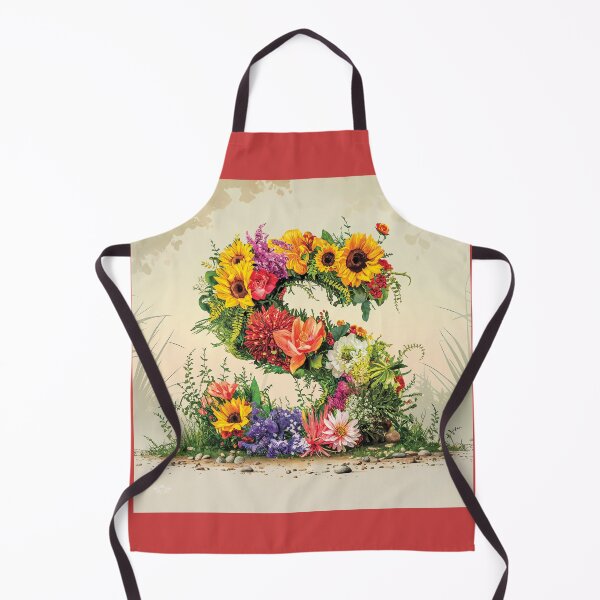 Item preview, Flower Fantasy Alphabet Letter S designed and sold by Royal Wall Whispers.