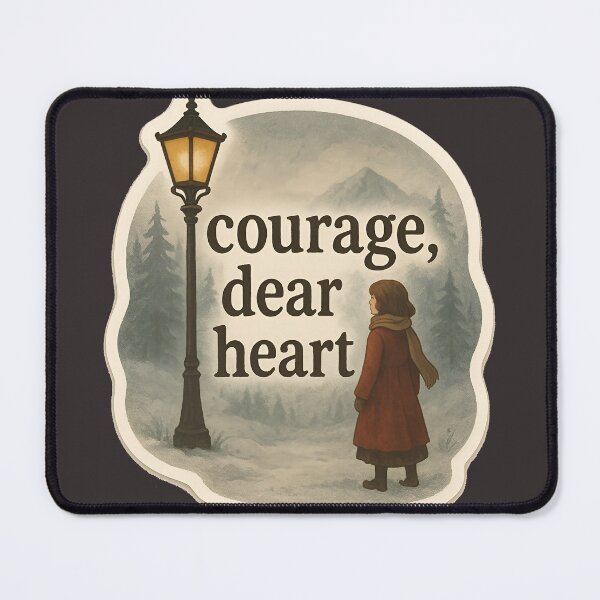 Item preview, Courage, Dear Heart Narnia Quote designed and sold by The Painted Topaz.