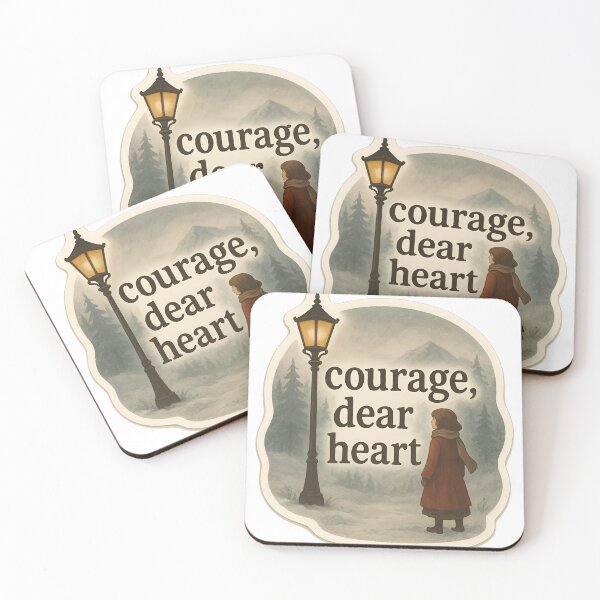 Item preview, Courage, Dear Heart Narnia Quote designed and sold by The Painted Topaz.