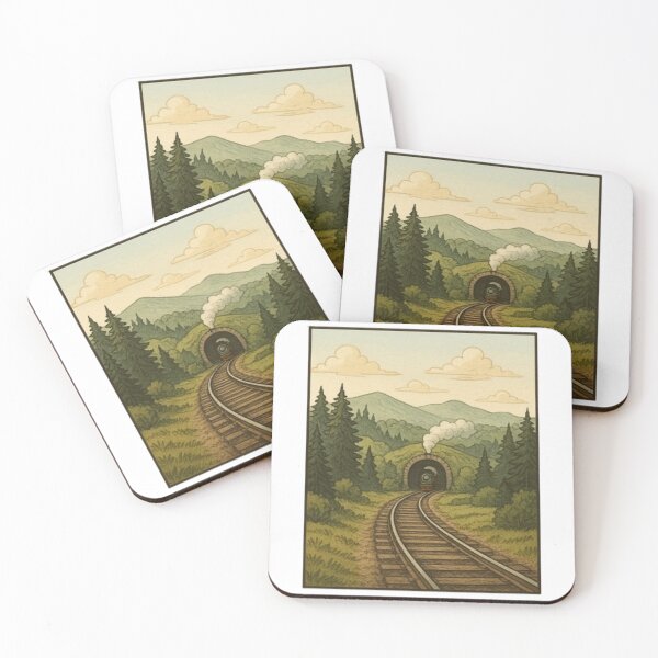 Item preview, Train In Mountain  designed and sold by GatesShop.