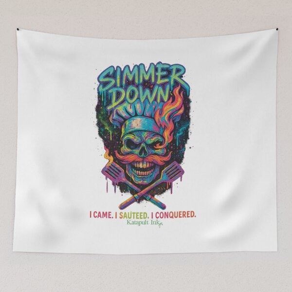 Item preview, Simmer Down” – Katapult Ink Graffiti Chef Tee  designed and sold by Katapultink.