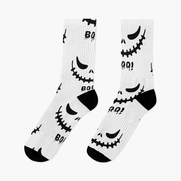 Item preview, BOO! Spooky Stitched Smile Halloween Design designed and sold by ZEYCAT.