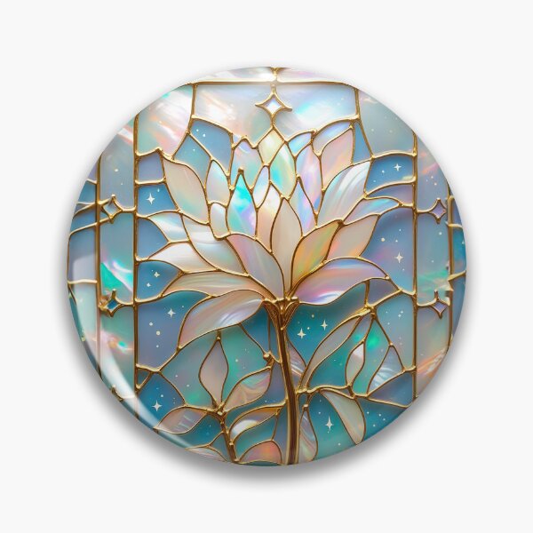 Item preview, Iridescent Mother-of-Pearl Floral Design designed and sold by caseluv.