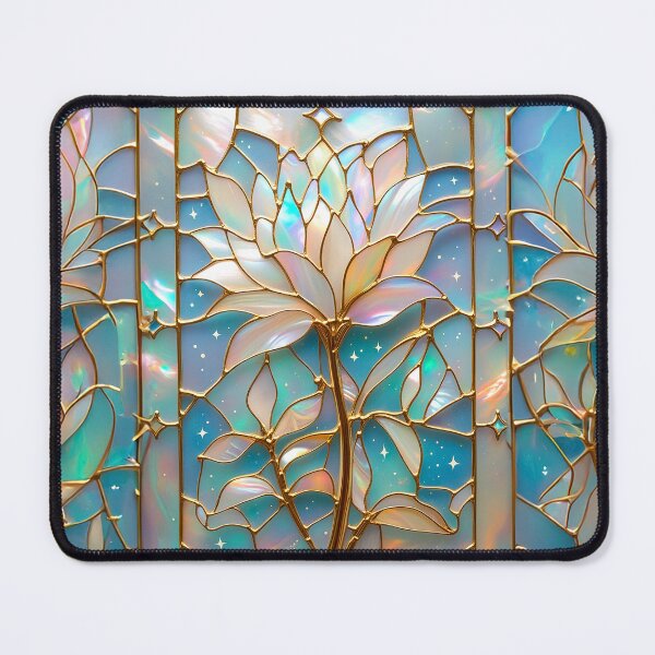 Item preview, Iridescent Mother-of-Pearl Floral Design designed and sold by caseluv.