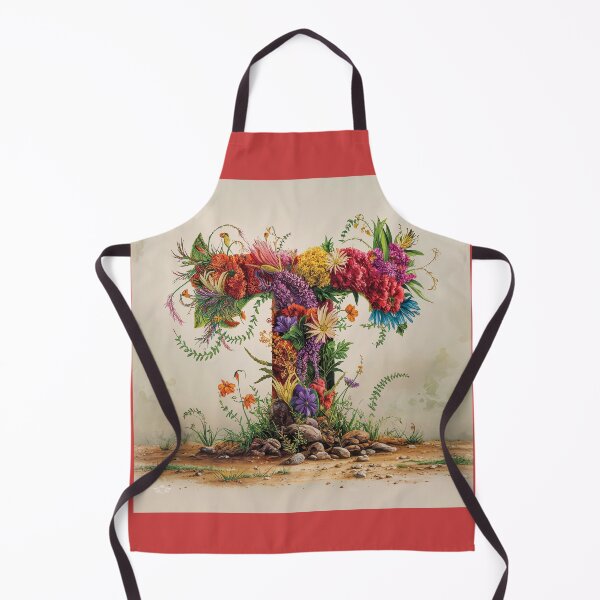 Item preview, Flower Fantasy Alphabet Letter T designed and sold by Royal Wall Whispers.